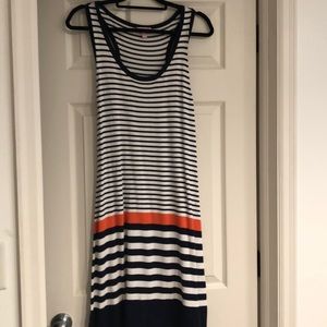 Lilly Pulitzer Black and White Sleeveless Scoop Neck Sundress